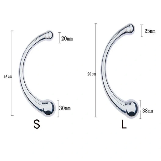 Ended Elegant 5858 Double Steel Anal Hook Stainless 1117